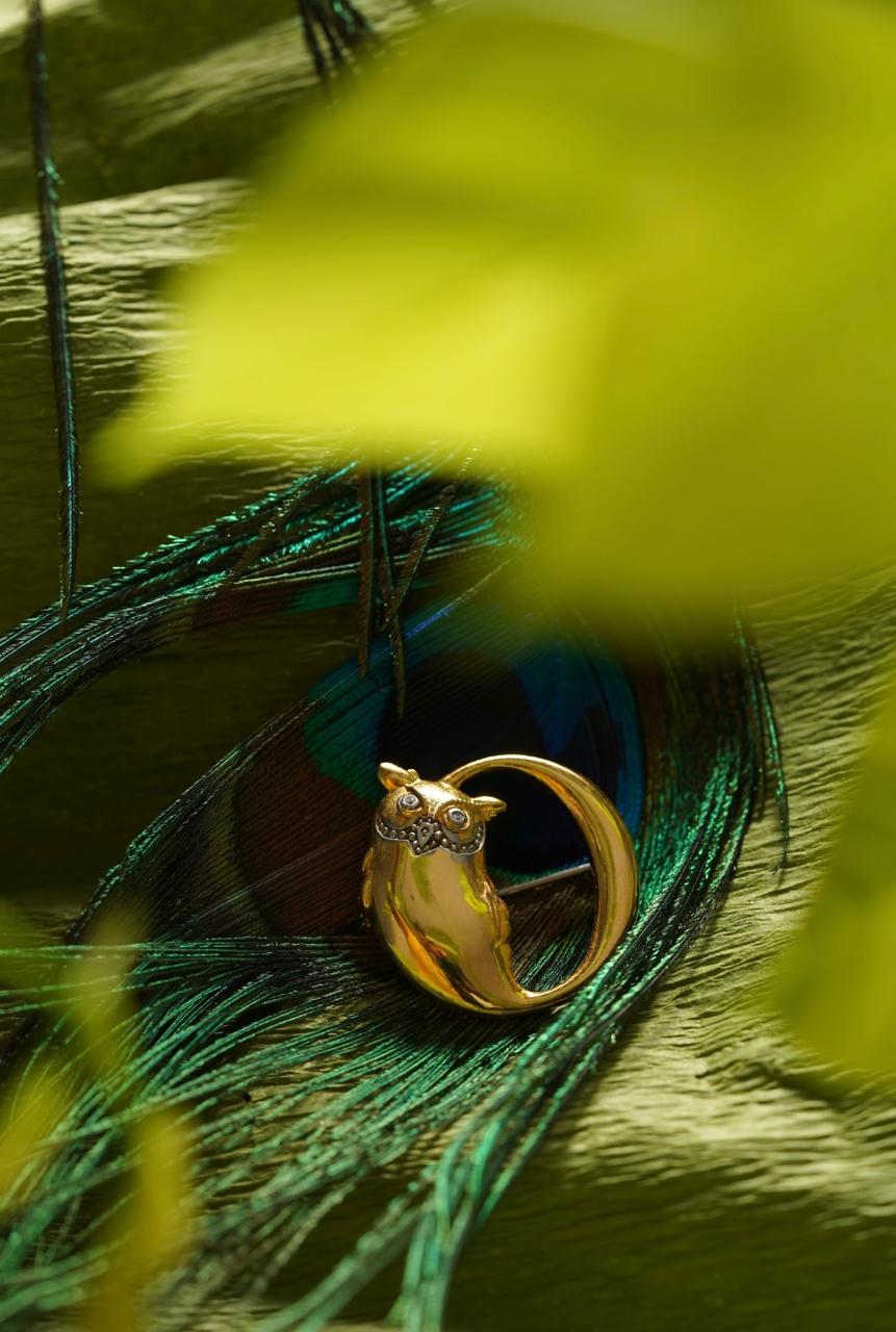 The Wise Owl 'O' Brooch - Image 3